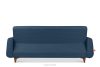 GUSTAVO II Ausklappbares Dreisitzer-Sofa aus blauem Kordstoff marineblau - Foto 4