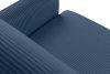 GUSTAVO II Ausklappbares Dreisitzer-Sofa aus blauem Kordstoff marineblau - Foto 8