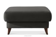 Sitzhocker mit Stauraum anthrazitfarbener Velours