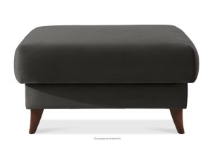 GUSTAVO, https://konsimo.de/kollektion/gustavo/ Sitzhocker mit Stauraum anthrazitfarbener Velours Anthrazit - Foto