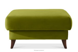 GUSTAVO, https://konsimo.de/kollektion/gustavo/ Sitzhocker mit Stauraum olivfarbener Velours Olivgrün - Foto