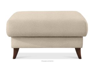 GUSTAVO, https://konsimo.de/kollektion/gustavo/ Sitzhocker mit Stauraum auf Beinen Bouclé-Stoff cremefarben Cremefarben - Foto