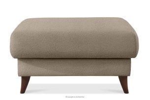 GUSTAVO, https://konsimo.de/kollektion/gustavo/ Sitzhocker mit Stauraum auf Beinen Bouclé-Stoff graubeige graubeige - Foto