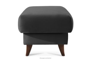 GUSTAVO, https://konsimo.de/kollektion/gustavo/ Fußhocker mit Stauraum Velours anthrazit Anthrazit - Foto