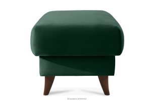 GUSTAVO, https://konsimo.de/kollektion/gustavo/ Fußhocker mit Stauraum Velours dunkelgrün Dunkelgrün - Foto