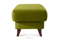 Fußhocker mit Stauraum Velours oliv
