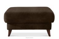 Sitzhocker für das Wohnzimmer mit Stauraum Imitation Wildleder braun
