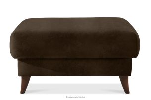 GUSTAVO II, https://konsimo.de/kollektion/gustavo-ii/ Sitzhocker für das Wohnzimmer mit Stauraum Imitation Wildleder braun braun - Foto