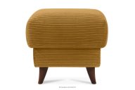 Fußhocker für das Wohnzimmer mit Stauraum Kordstoff gelb