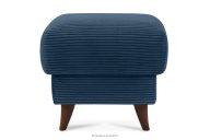 Fußhocker für das Wohnzimmer mit Stauraum Kordstoff marineblau