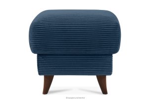 GUSTAVO II, https://konsimo.de/kollektion/gustavo-ii/ Fußhocker für das Wohnzimmer mit Stauraum Kordstoff marineblau marineblau - Foto