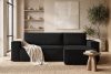 NAPI Universal-Ecksofa beidseitig ausklappbar mit Schlaffunktion in schwarz schwarz - Foto 24