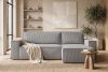NAPI Universal-Ecksofa mit Schlaffunktion hellgrau rechts/links hellgrau - Foto 24