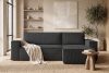 NAPI Universal-Ecksofa mit Schlaffunktion dunkelgrau rechts/links dunkelgrau - Foto 24