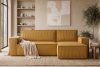 NAPI Universal-Ecksofa mit Schlaffunktion gelb rechts/links gelb - Foto 24