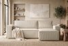 NAPI Universal-Ecksofa mit Schlaffunktion creme rechts/links creme - Foto 29