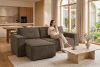 NAPI Universal-Ecksofa mit Schlaffunktion braun rechts/links braun - Foto 23
