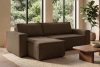 NAPI Universal-Ecksofa beidseitig ausklappbar mit Schlaffunktion in dunkelbraun Dunkelbraun - Foto 22
