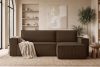 NAPI Universal-Ecksofa beidseitig ausklappbar mit Schlaffunktion in dunkelbraun Dunkelbraun - Foto 24