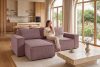 NAPI Universal-Ecksofa beidseitig ausklappbar mit Schlaffunktion in hellviolett hellviolett - Foto 23