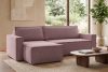NAPI Großes beidseitig ausklappbares Kordstoff-Ecksofa in hellviolett hellviolett - Foto 21