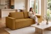 NAPI Sofa 3 mit Schlaffunktion Kordstoff gelb gelb - Foto 23