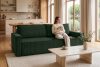 NAPI Sofa 3 mit Schlaffunktion Kordstoff dunkelgrün dunkelgrün - Foto 26