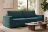 NAPI Dreisitzer-Kordstoffsofa ausklappbar mit Schlaffunktion in blau blau - Foto 22