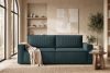 NAPI Dreisitzer-Kordstoffsofa ausklappbar mit Schlaffunktion in blau blau - Foto 24