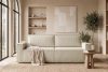 NAPI Sofa 3 mit Schlaffunktion Kordstoff creme creme - Foto 24
