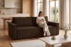 NAPI Dreisitzer-Kordstoffsofa ausklappbar mit Schlaffunktion in dunkelbraun Dunkelbraun - Foto 26