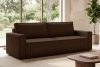 NAPI Dreisitzer-Kordstoffsofa ausklappbar mit Schlaffunktion in dunkelbraun Dunkelbraun - Foto 25