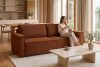 NAPI Zweisitzer-Sofa mit Schlaffunktion aus Kordstoff in erzbraun ore - Foto 23