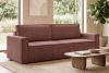 NAPI Dreisitzer-Kordstoffsofa ausklappbar mit Schlaffunktion in rosa rosa - Foto 22