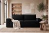 NAPI Dreisitzer-Schlafsofa ausklappbar mit Bettkasten in schwarz schwarz - Foto 26
