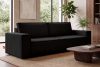 NAPI Dreisitzer-Schlafsofa ausklappbar mit Bettkasten in schwarz schwarz - Foto 24