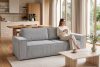 NAPI 3-Sitzer Schlafsofa mit Bettkasten hellgrau hellgrau - Foto 26
