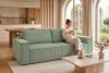 NAPI 3-Sitzer Schlafsofa mit Ausziehbar mint Minze - Foto 24