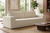 NAPI 3-Sitzer Schlafsofa mit Bettzeugcontainer creme sahne - Foto 22