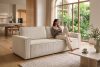 NAPI 3-Sitzer Schlafsofa mit Bettzeugcontainer creme sahne - Foto 23