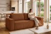 NAPI Dreisitzer-Schlafsofa ausklappbar mit Bettkasten in rot rot - Foto 23