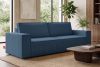 NAPI Dreisitzer-Schlafsofa ausklappbar mit Bettkasten in marineblau marineblau - Foto 22