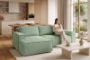 NAPI Ausziehbares Ecksofa für Lounge mint Kordstoff links Minze - Foto 26