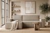NAPI Kordstoff-Ecksofa links fürs Wohnzimmermit Schlaffunktion & Bettkasten in beigefarben beige - Foto 29
