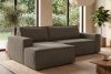 NAPI Kordstoff-Ecksofa links fürs Wohnzimmer mit Schlaffunktion & Bettkasten in braun braun - Foto 20