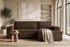 NAPI Kordstoff-Ecksofa rechts mit Schlaffunktion & Bettkasten in dunkelbraun dunkelbraun - Foto 22