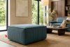 NAPI Großer Kordstoff-Sitzhocker in blau blau - Foto 10