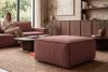 NAPI Großer Kordstoff-Sitzhocker in rosa rosa - Foto 10