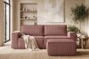 NAPI Großer Kordstoff-Sitzhocker in rosa rosa - Foto 11