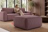 NAPI Großer Kordstoff-Sitzhocker in hellviolett hellviolett - Foto 10